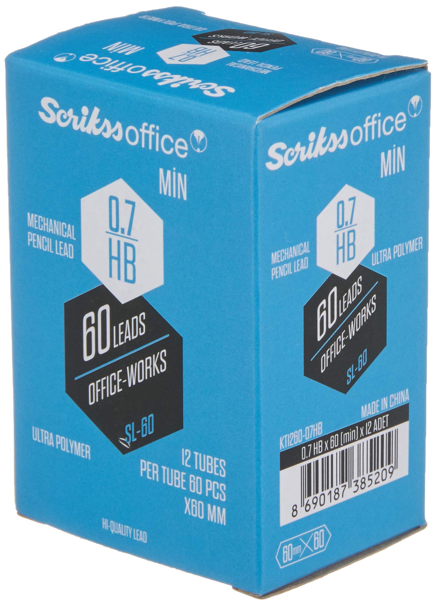 Scrikss Office Sl60 Min 12'lik Kutu Hb 0.7 mm