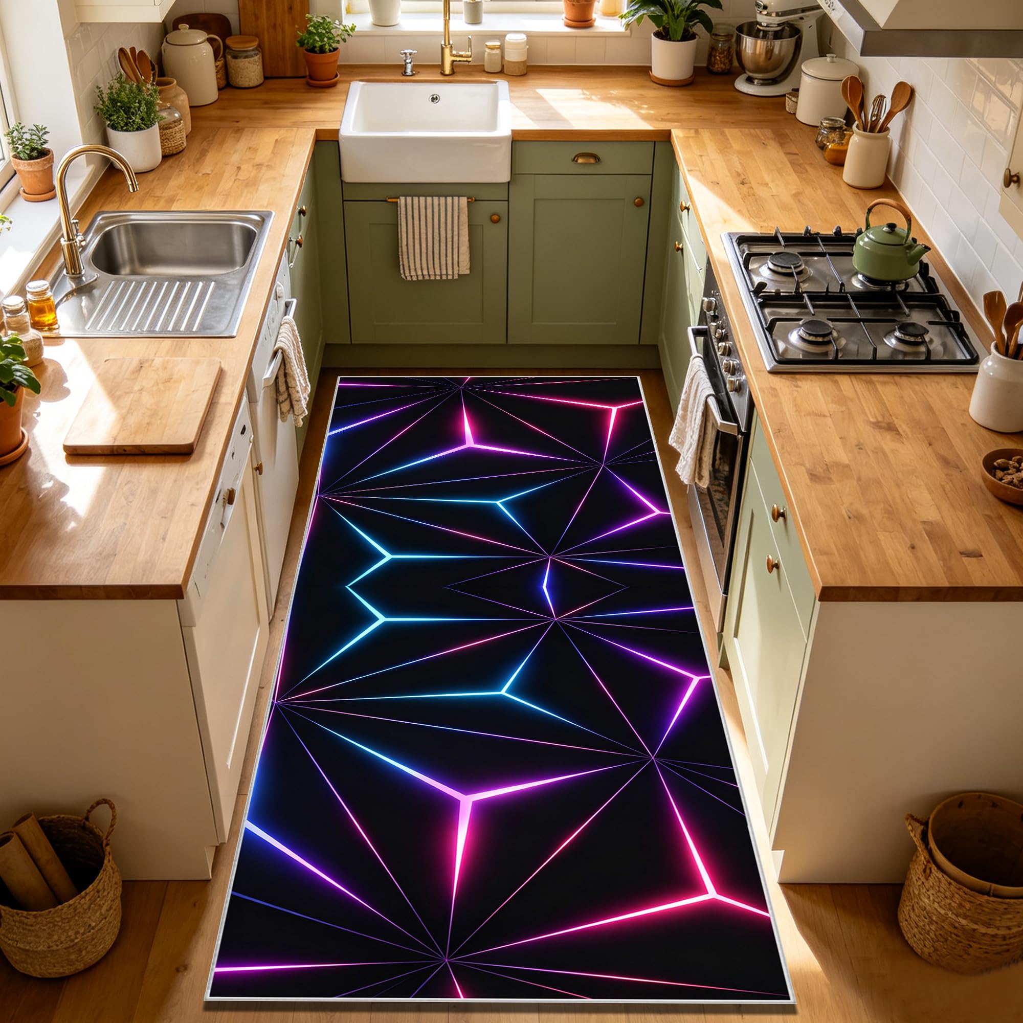 Tapis pour cuisine & salon lavable et long pour sublimer et protéger les couloirs