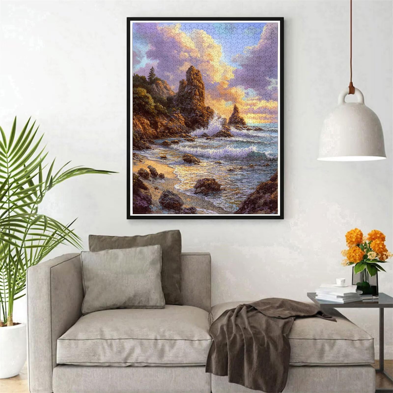 Puzzle 3000 elementów dla dorosłych 3000 elementów, fale puzzle, gry edukacyjne, drewniane puzzle, krajobraz, puzzle, prezenty dla nastoletnich chłopców w wieku 14-16 lat, 122 x 81 cm, g-729