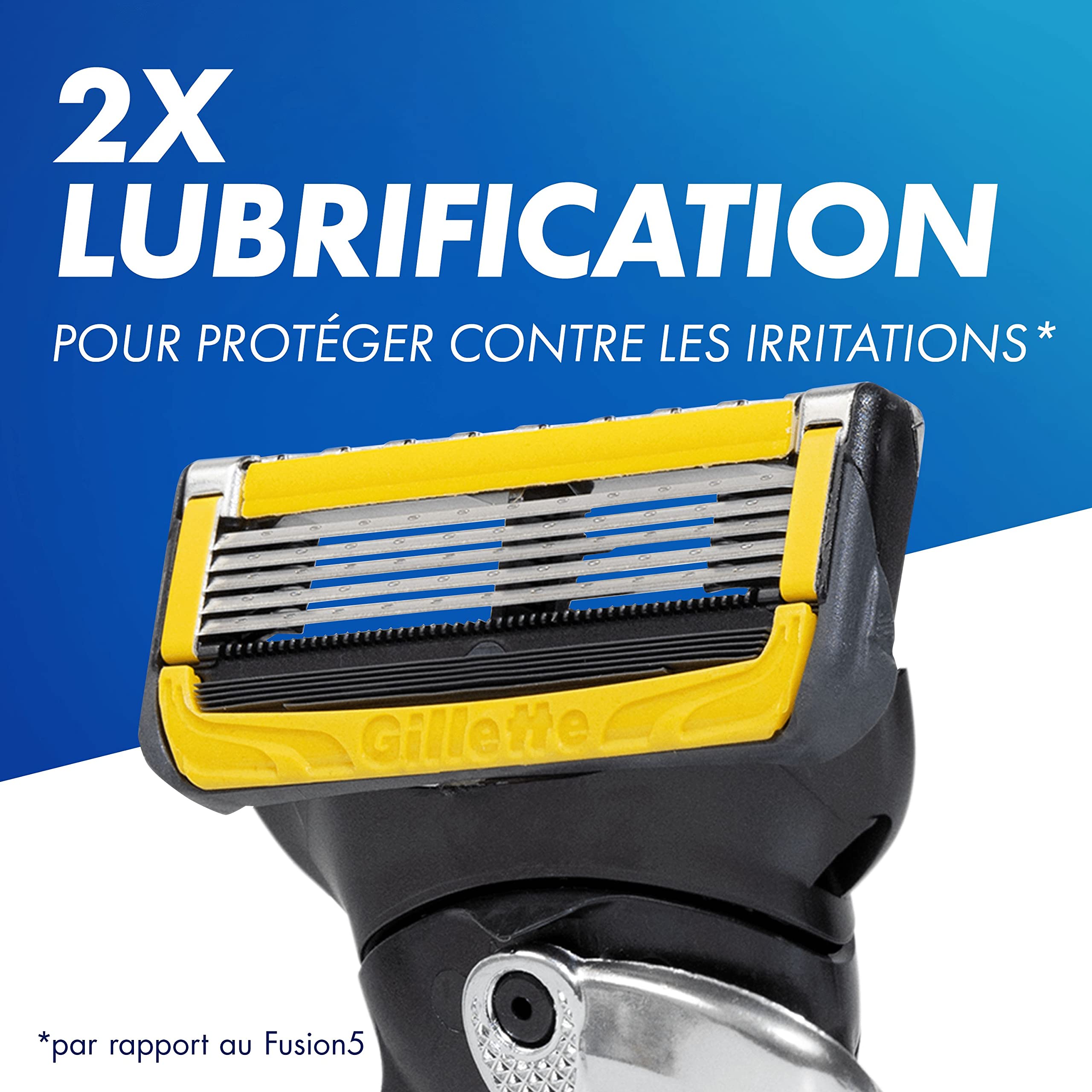 Gillette ProShield Recharges De Lames À 5 Lames Pour Homme, 6 Recharges De Lames, Avec Lame De Précision