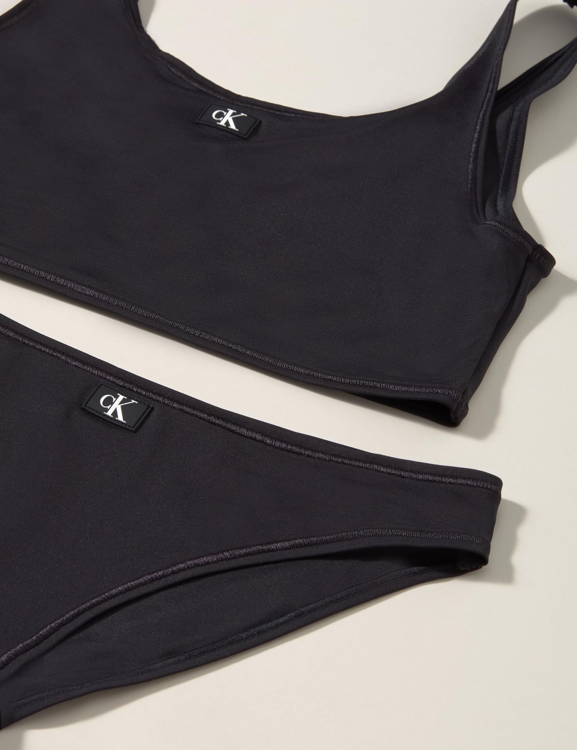 Calvin Klein Mädchen Bralette Bikini Set Ky0ky00093 Badeoberteil (1er Pack)