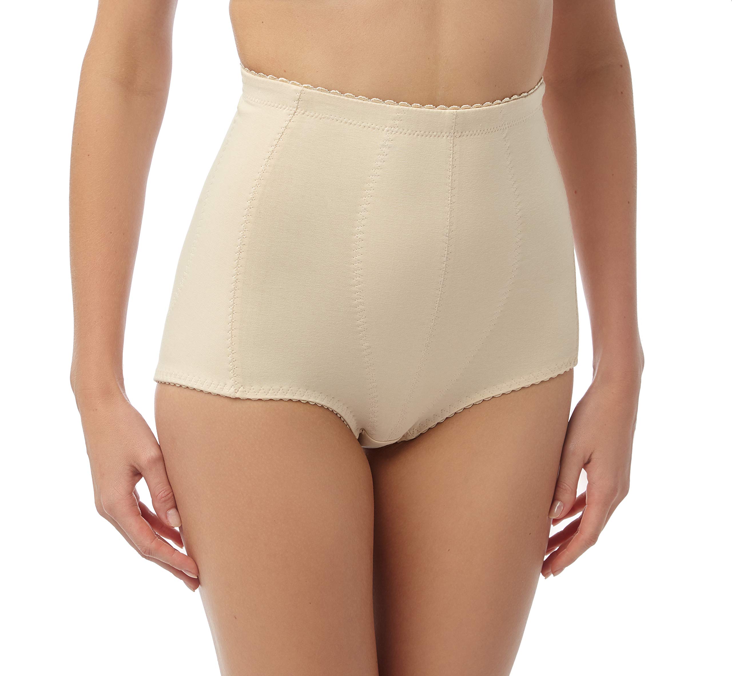 Marlon Women's Skin Erin Tummy Shaper And Lift Control Brief Shapewear, XXX-Large