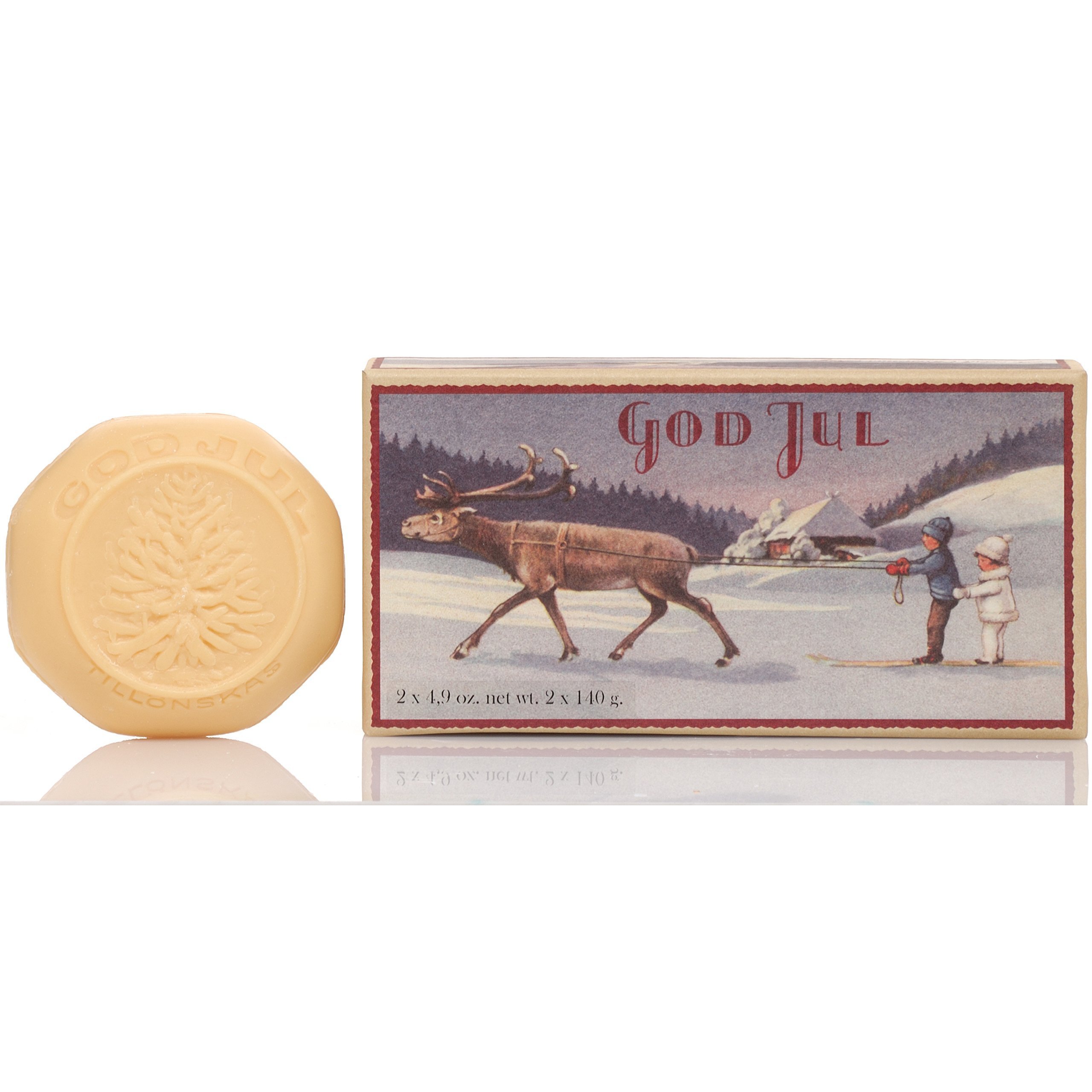 Victoria Soaps of Sweden Santa Christmas Soap, 2 Count