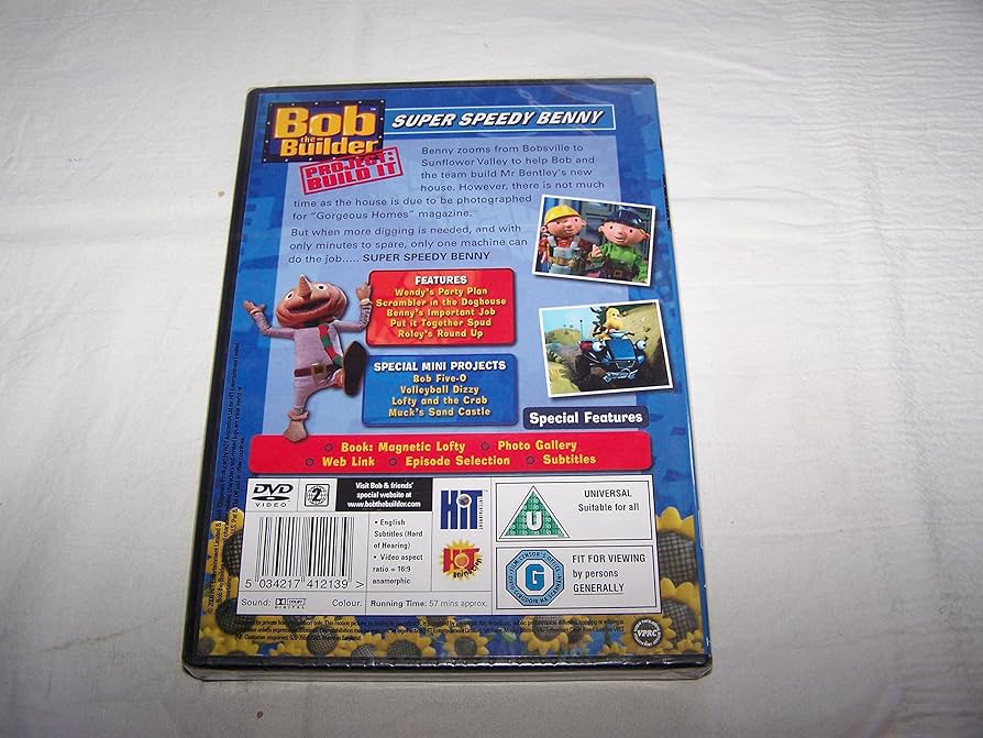 Amazon.com: Bob The Builder - Super Speedy Benny [DVD