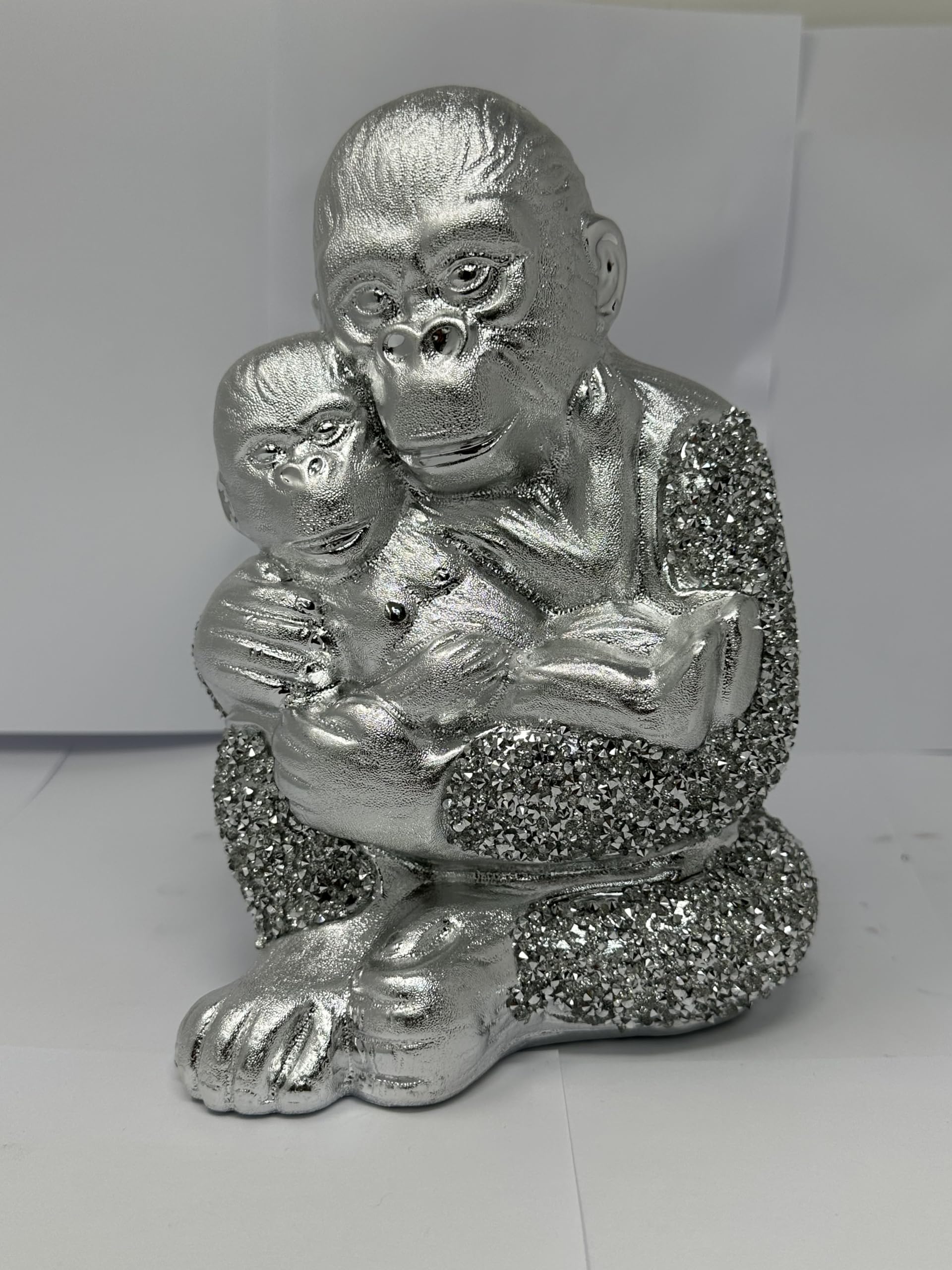 JAYOGLA Zilveren Verpletterde Diamant Medium Schoenen Vaas