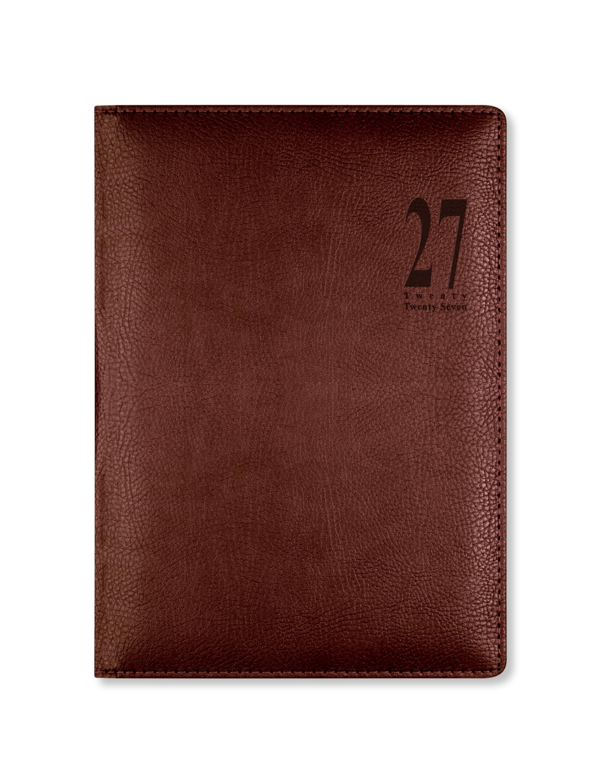 Letts of London Milano A5 week to view 2027 diary - Chocolate 27-081170