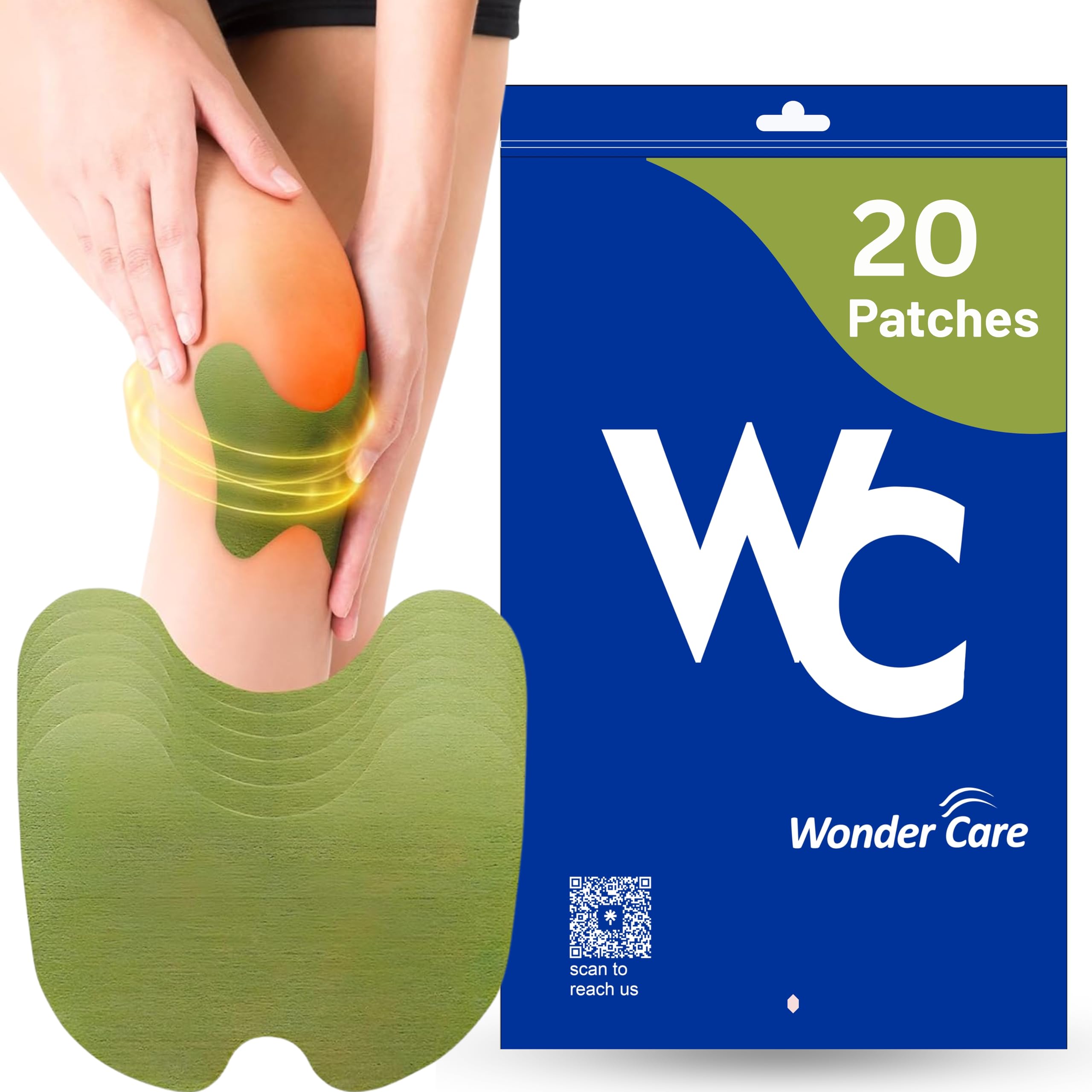 Wonder Care Knee Pain Relief Patch | Knee Support Therapy Patch | Joint Pain Reliever | Knee Care Therapy Patch | Daily Use Patch — Amazon image 7