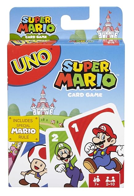 Mattel Games UNO Super Mario Bros, juego de cartas de UNO (Mattel DRD 00)