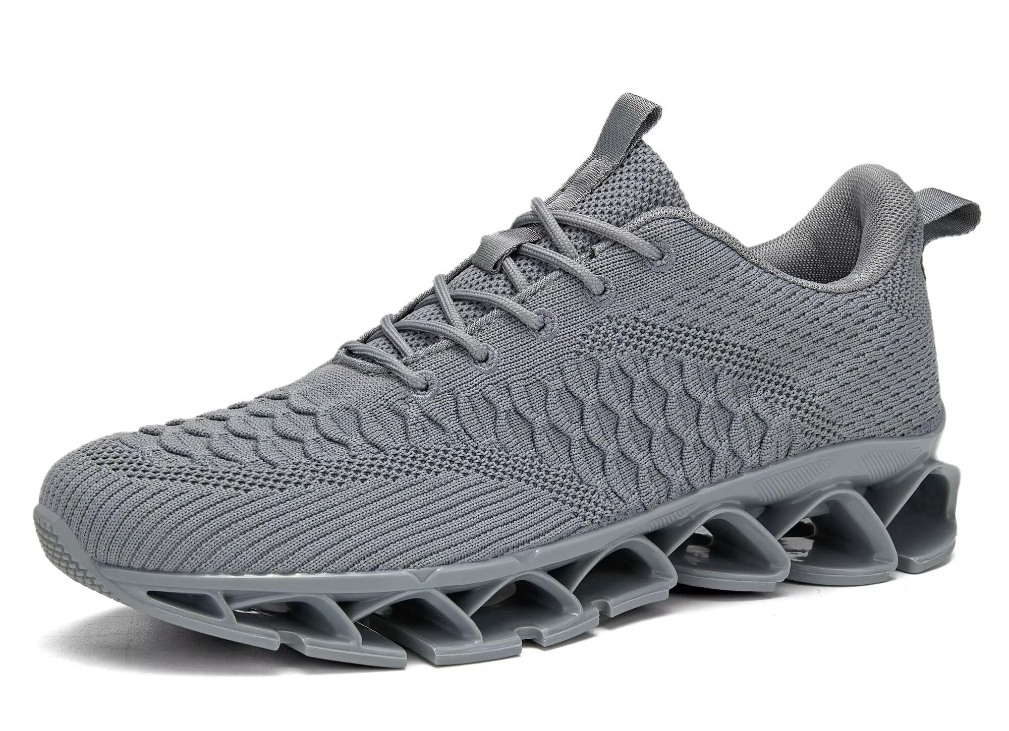 Men's Slip on Walking Running Shoes Blade Tennis Casual Fashion Sneakers Comfort Non Slip Work Sport Athletic Trainer