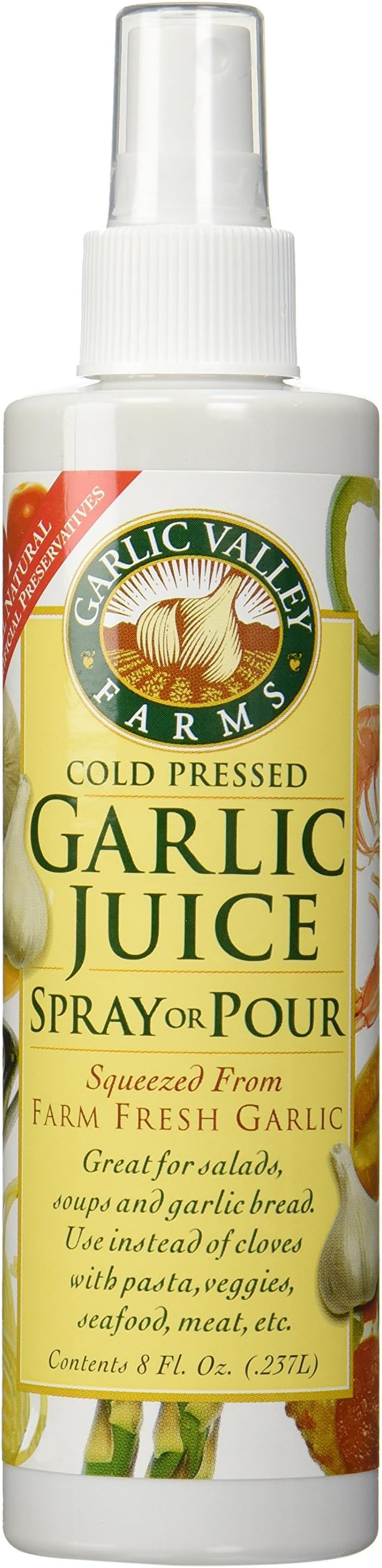 Garlic Juice Spray or Pour "2 Pack" - (8 Oz Bottles)