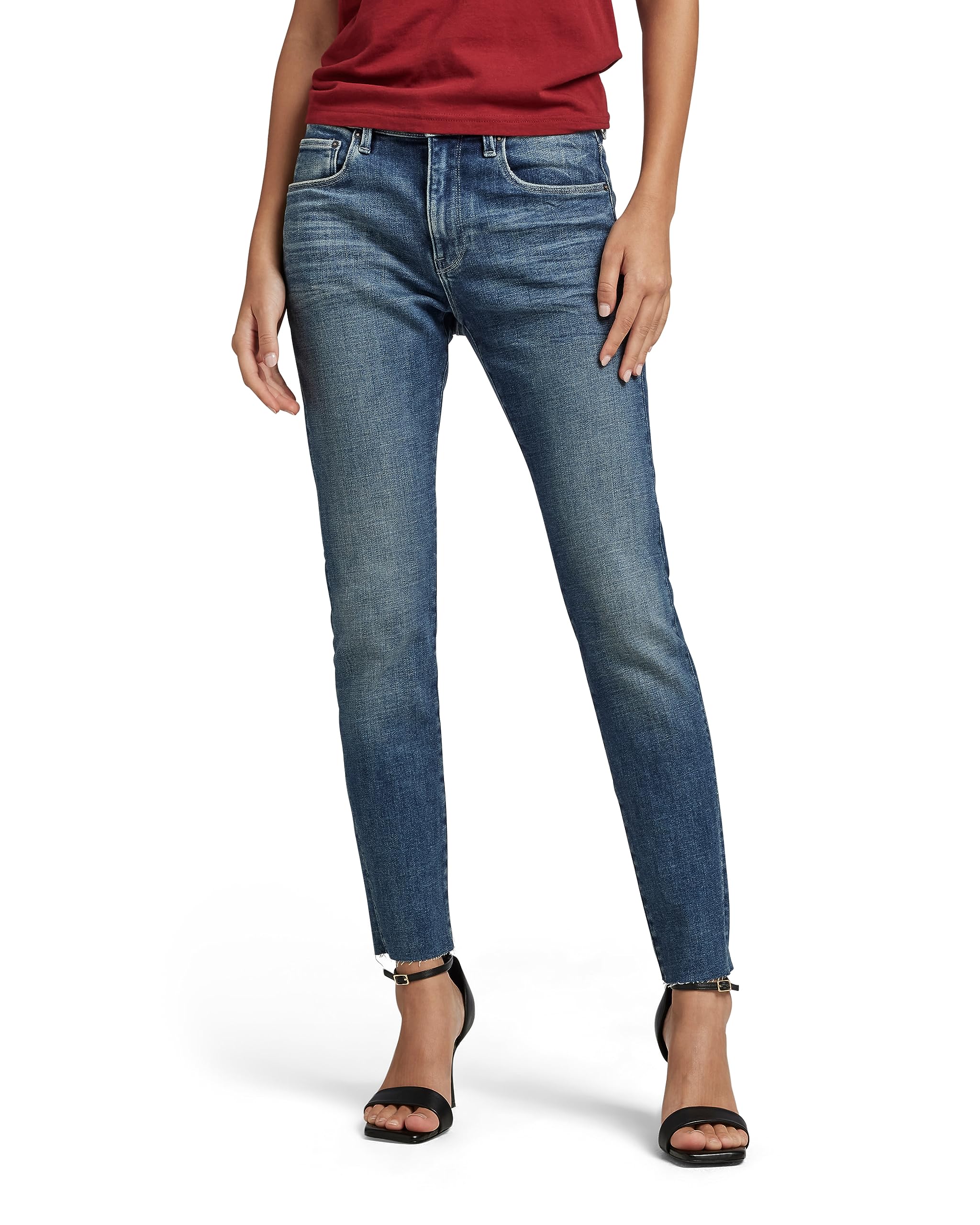 G-Star RAW Damen 3301 Skinny Ankle Jeans