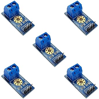 Voltage SensorDC 025V for Arduino, ESP32, ESP8266, Raspberry Pi, 5 Pieces