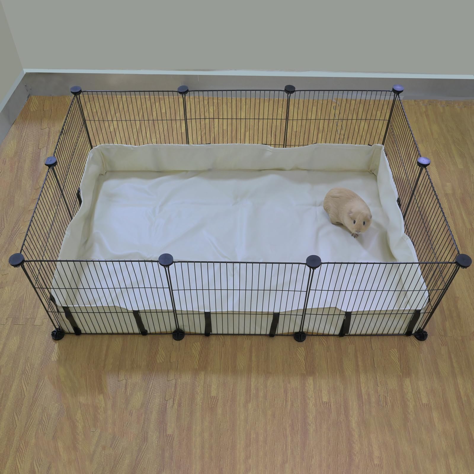 27''*56'' Guinea Pig Cage Bottom Tarp für C&C Cage Panel, wasserdicht Guinea Pig Cage Liner Basis waschbar Small Animal Cage Bedding für Hamster Chinchilla Igel Frettchen Kaninchen Lebensraum (ohne