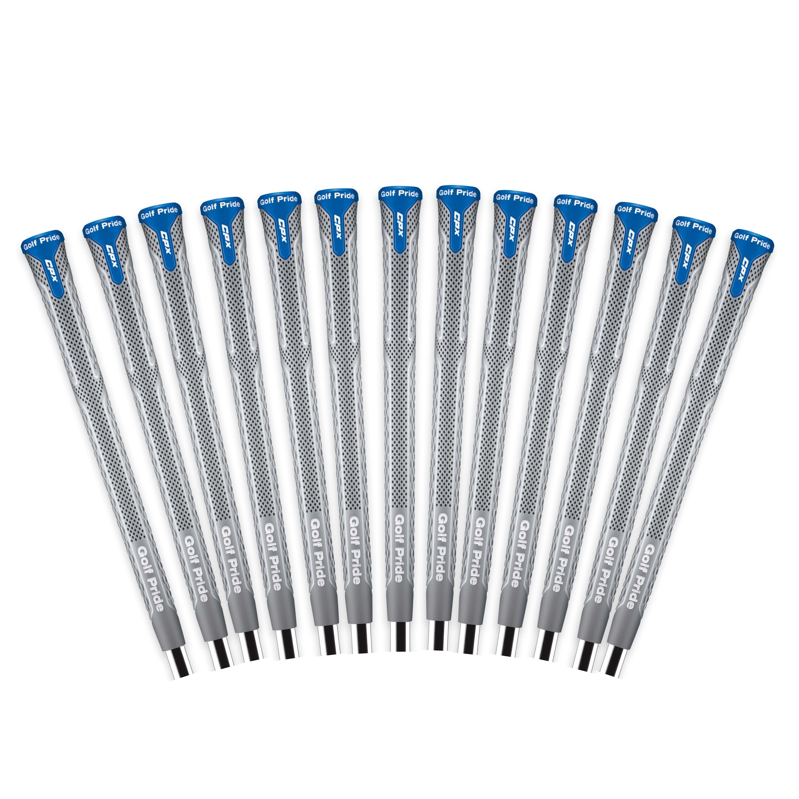 Golf Pride CPX Golf Club Grip - Quilted Texture Grip & Soft, Tacky Feel for Comfort & Control - Less Tension & More Power with Plus4 Technology - Midsize - 13 Pack