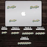 Vista 5 de Calcomanía personalizada con nombre 3D, calcomanía personalizada con nombre, calcomanías de texto personalizadas divertidas para hombres, niños