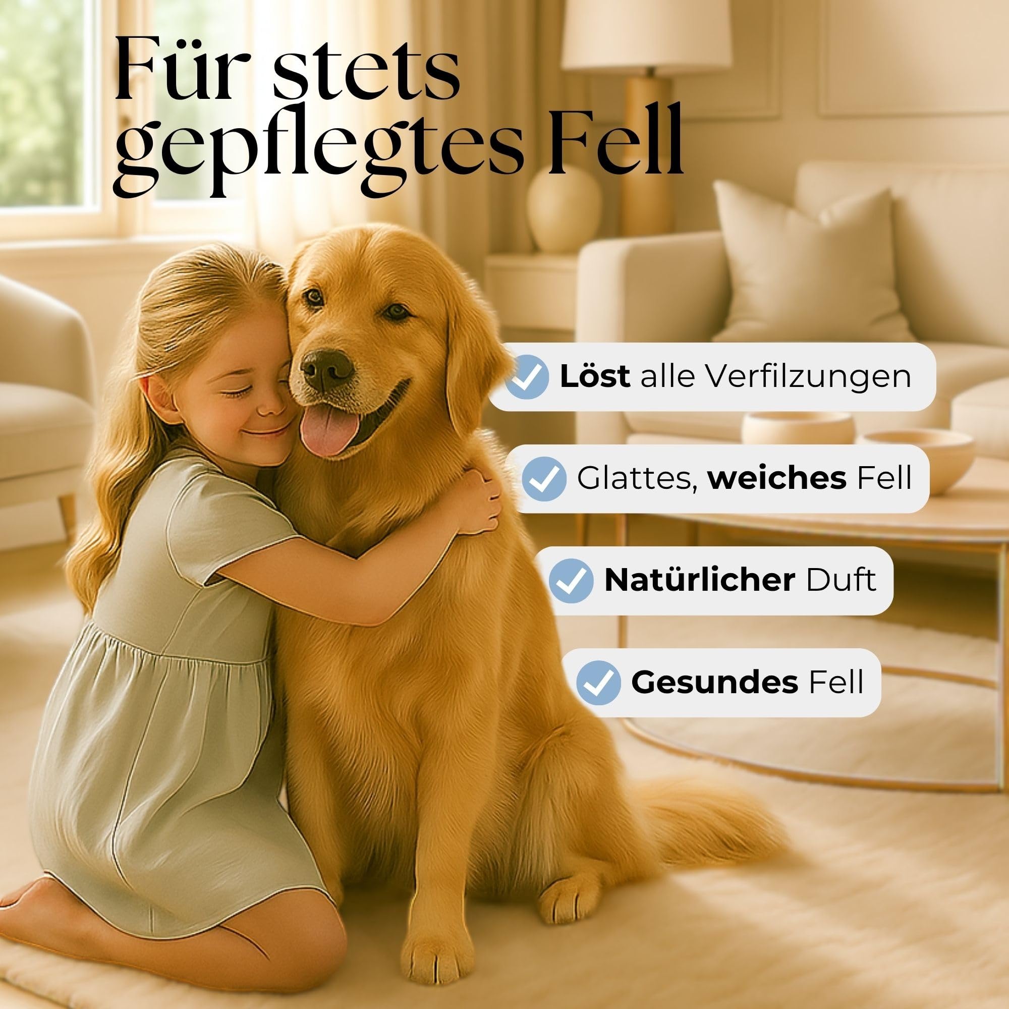 Entfilzungsspray Hund 250 ml – Entfilzer & Entwirrungsspray löst Knoten & Verfilzungen – Leave-In Fellspray mit Phytokeratin & Reisprotein – Verbessert Kämmbarkeit – Fettet Nicht – Made in Italy