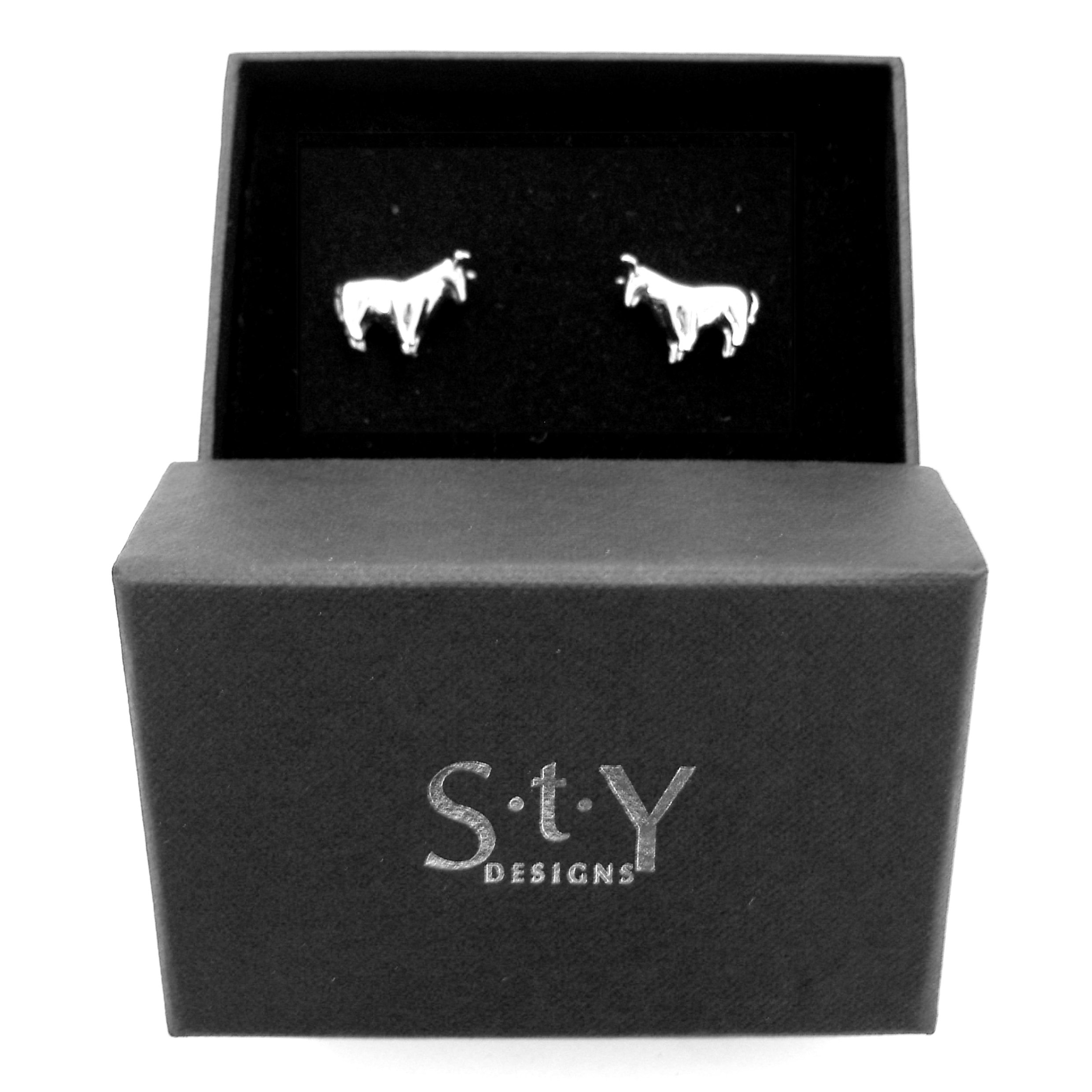 Perfume For Men by STY Design Cufflinks - Bull