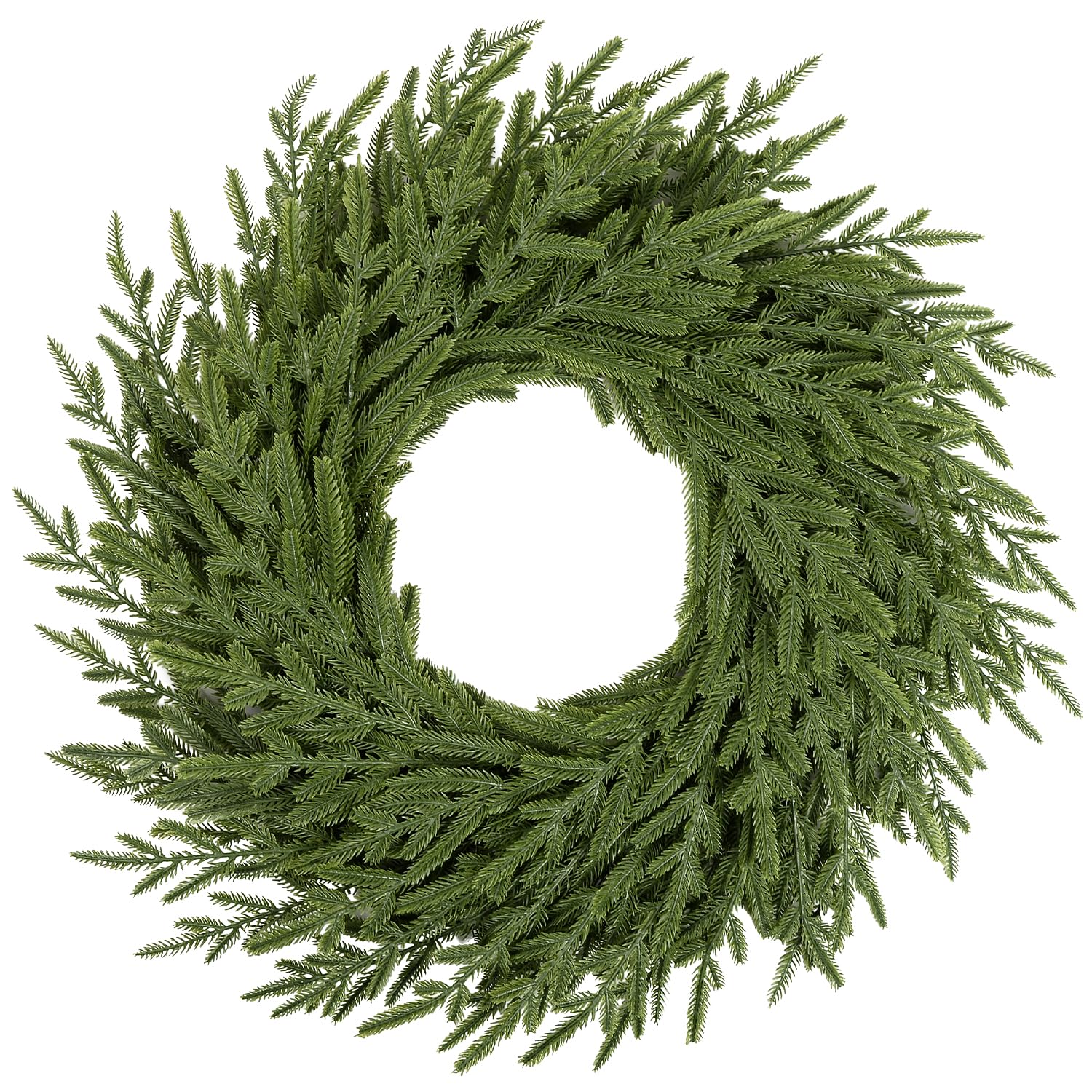 Amazon.com: 26 Inch Real Touch Norfolk Pine Wreath for Front Door