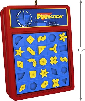 Hallmark Keepsake Christmas Ornament 2020, Hasbro Perfection Game (1999QXI2731)