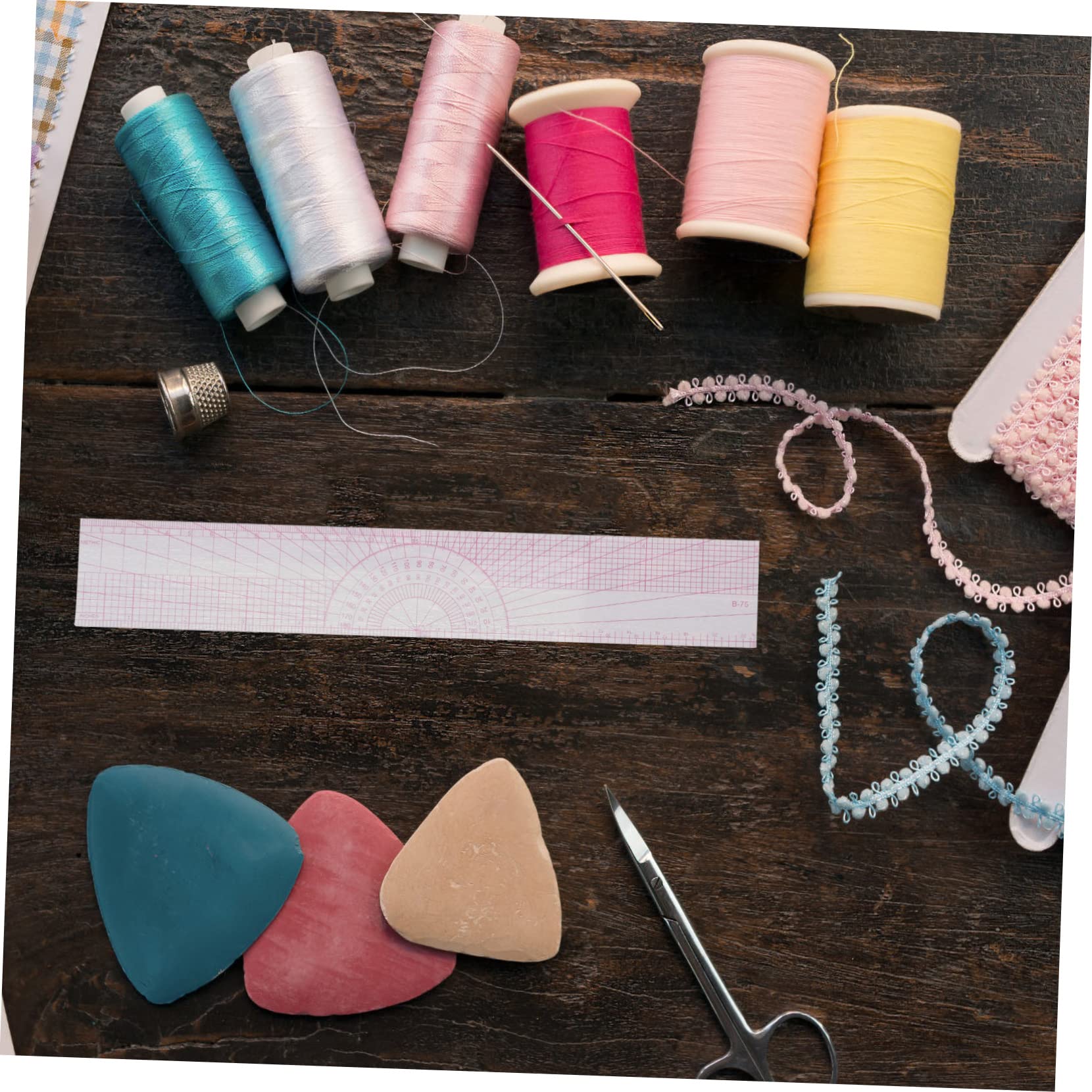 ARTIBETTER Reglas Transparentes Curvas Para Costura Y Acolchado Herramienta Resistente Para Dibujo Y Corte Manual Para Principiantes Y Diseñadores De Ropa 4 Piezas X 4