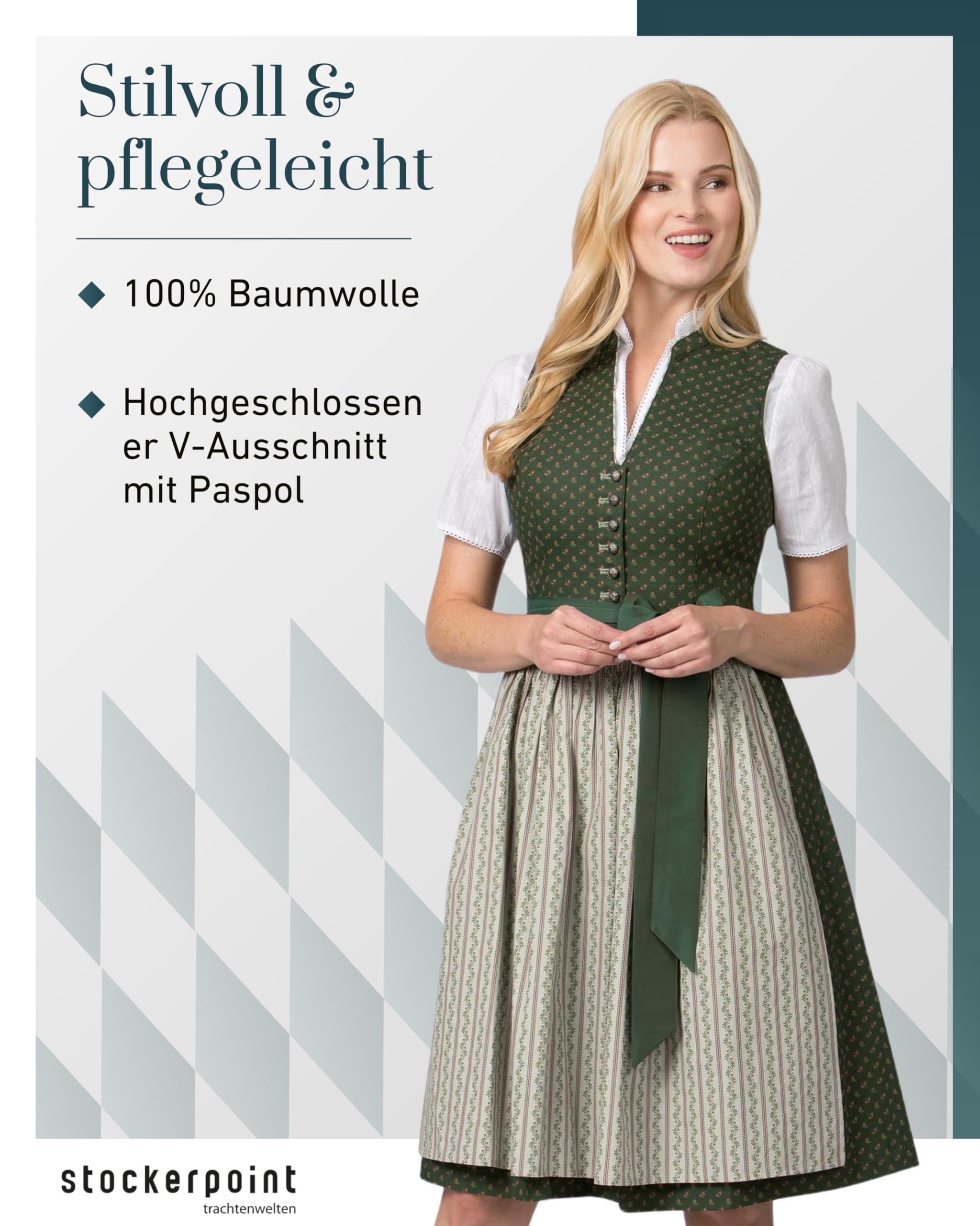 Dirndl Hannah, ciemnoszary, 36