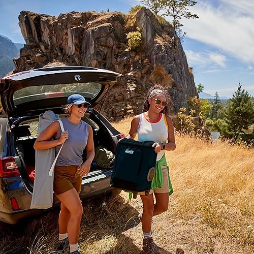 Miniatura 3 de Coleman 42-Can Soft Rolling Cooler with Wheels, Leak-Proof Portable Insulated Chiller with 12+ Hour Ice Retention, Made with Recycled Materials