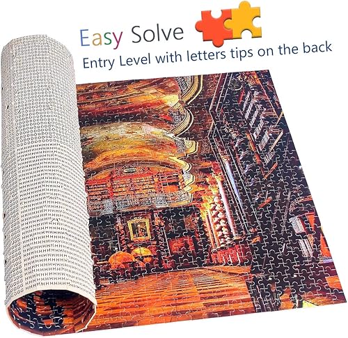 Miniatura 3 de Ingooood - Rompecabezas - Serie Fantasía-Biblioteca Clásica- 1000 Piezas para Adultos