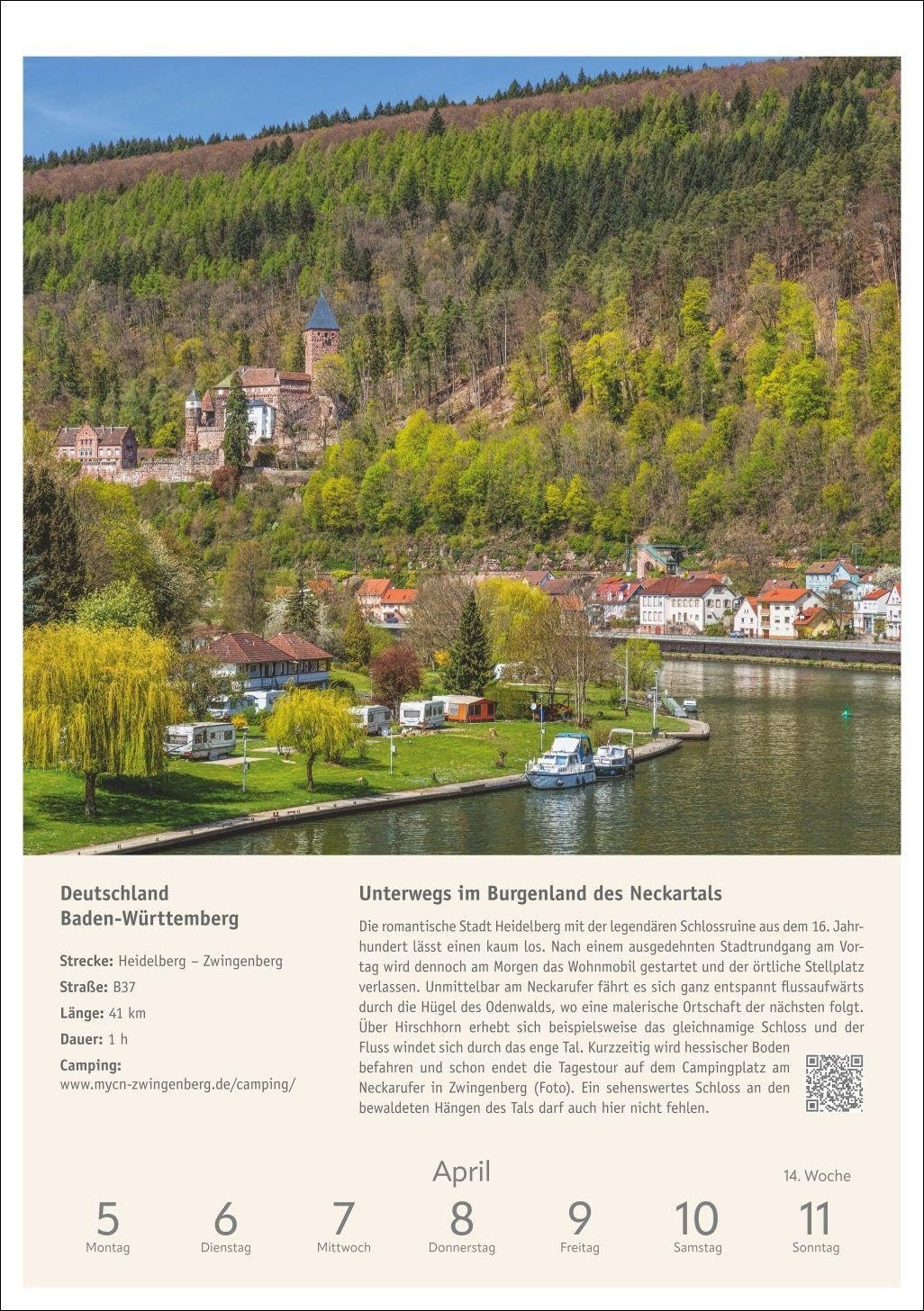 Campinglust Wochen-Kulturkalender 2027 - 53 unvergessliche Touren: Wochenkalender für alle Reise- und Campingfreunde. Fotokalender 2027 mit ... den schönsten Wohnmobiltouren zum Nachfahren