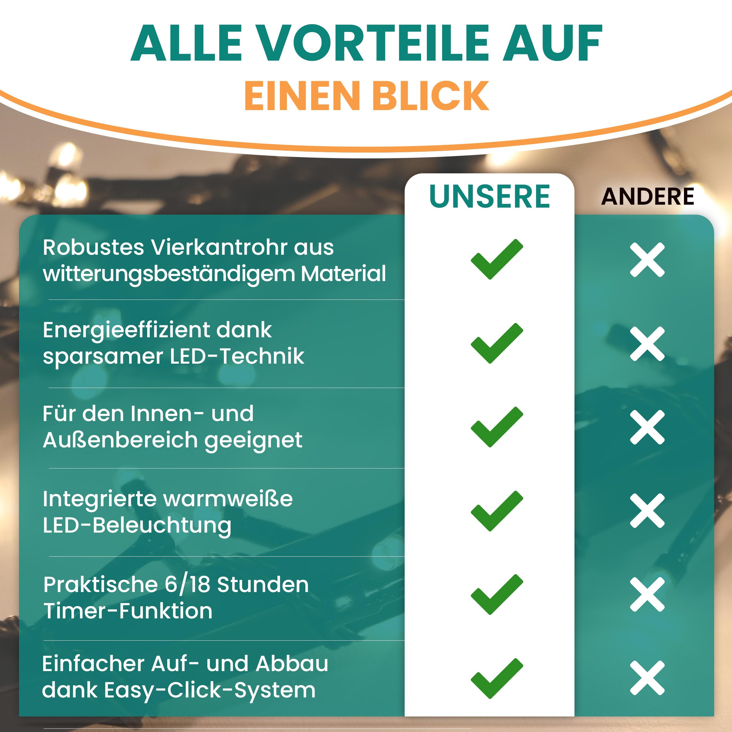 Gartenpirat Sternschnuppe 60x115 cm mit Erdspieß 350 LED warmweiß mit Timer-Funktion Gartenstecker Weihnachtsdeko außen