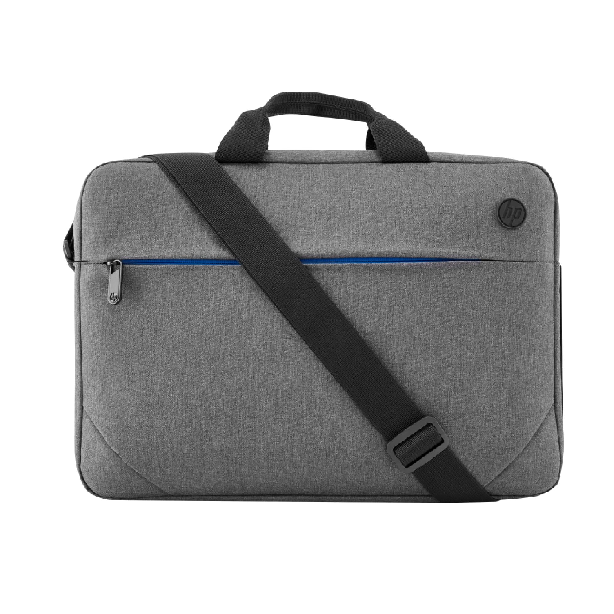 HP Prelude Bolsa para Portátil tipo topload de hasta 15,​6", Correas acolchadas para mayor comodidad, Compatible con MacBook, HP Pavilion y tablets, Incluye bolsillos y divisores internos, Gris