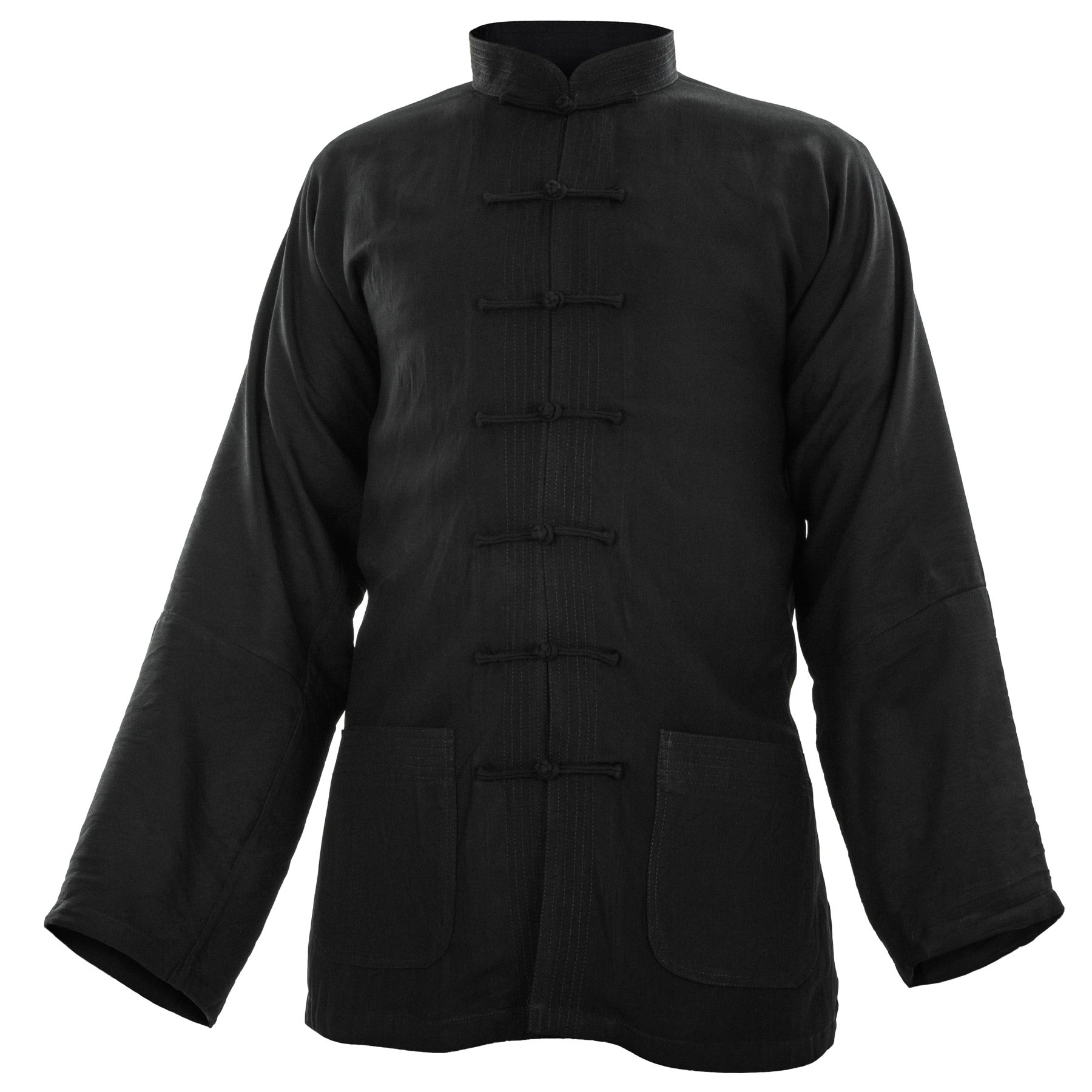 Baumwolle (Leicht) Kung Fu & Tai Chi Shirt Stehkragen Langarm - Taiji Anzug