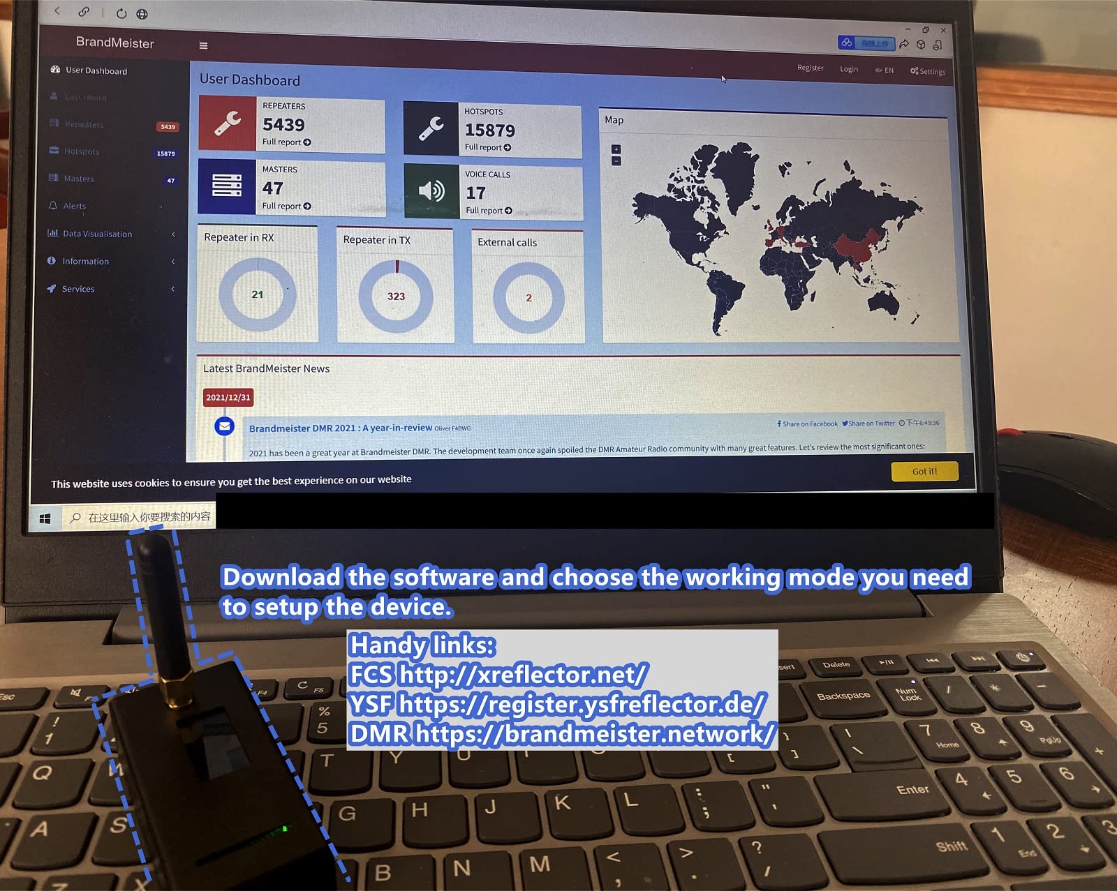 AURSINC MMDVM Hotspot USB HAT Board with Simlpex Hotspot Multi-mode Digital Voice Modem Supports C4FM YSF NXDN DSTAR P25 DMR | Compatible with Windows Linux Android System | BER, DMR, TX & TCXO offset