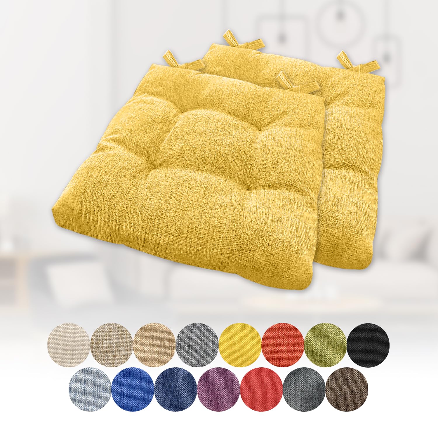 Coussin de chaise de jardin et cuisine crème pour repas en terrasse