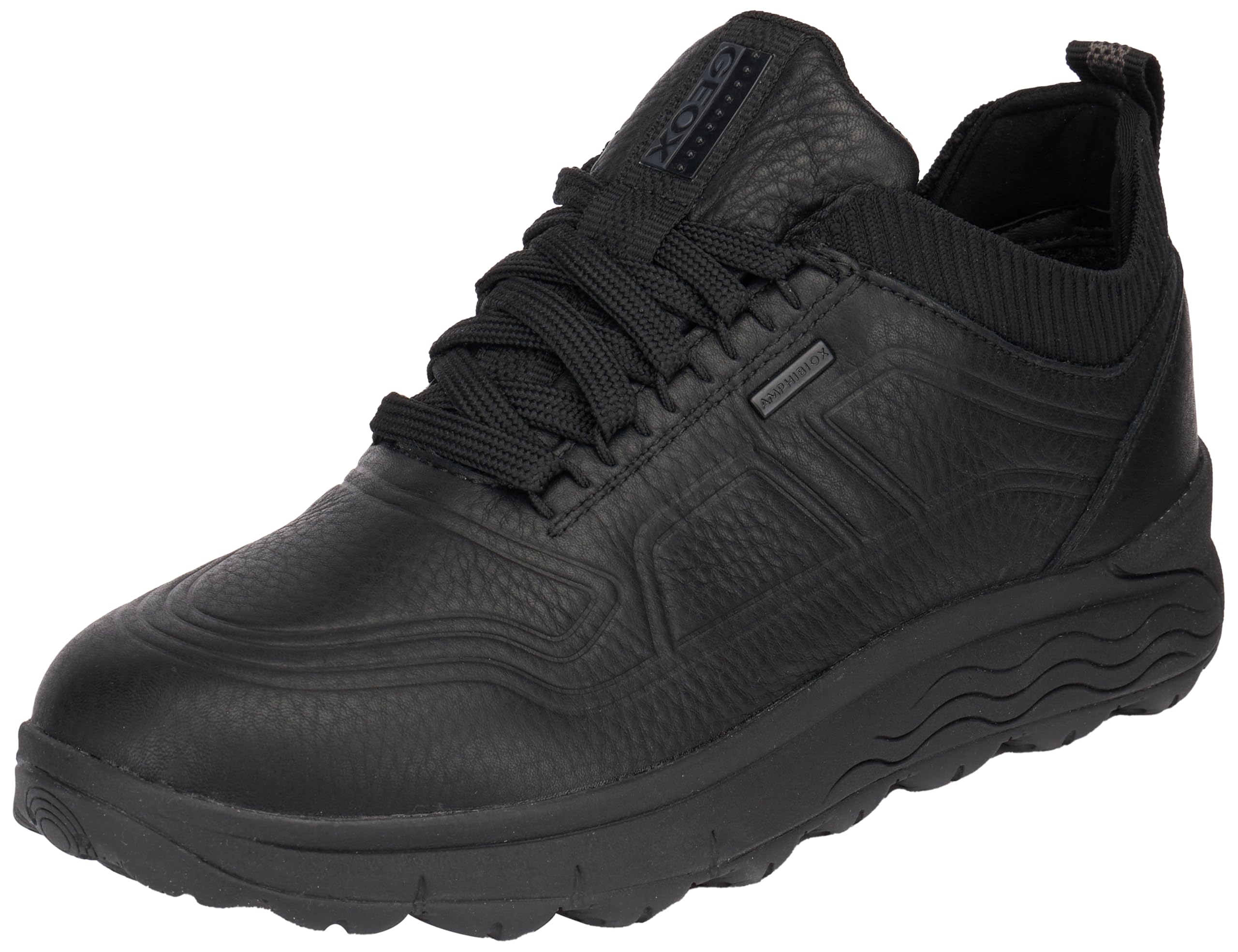 Geox Men's U Spherica 4x4 B ABX Trainers, Black, 8 UK