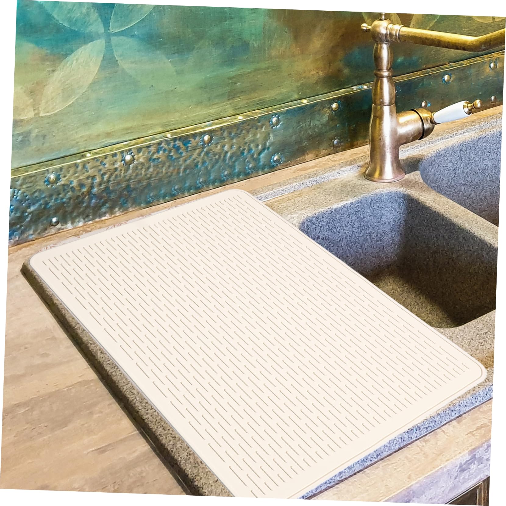Alfombrilla de Silicona para Protector de Encimera de Cocina Antideslizante y Multifuncional para Cocinas de Inducción y Cafeteras