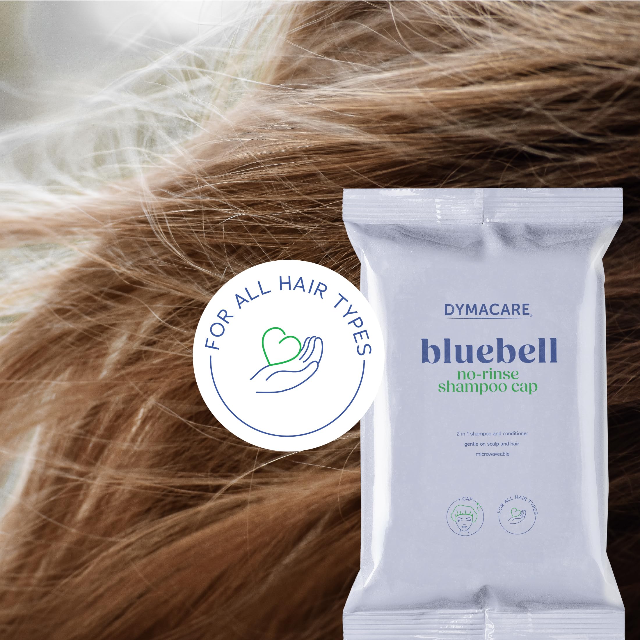 DYMACARE Bluebell No Rinse Shampoo Cap, 99.98 ml (Pack of 1) - Image 2