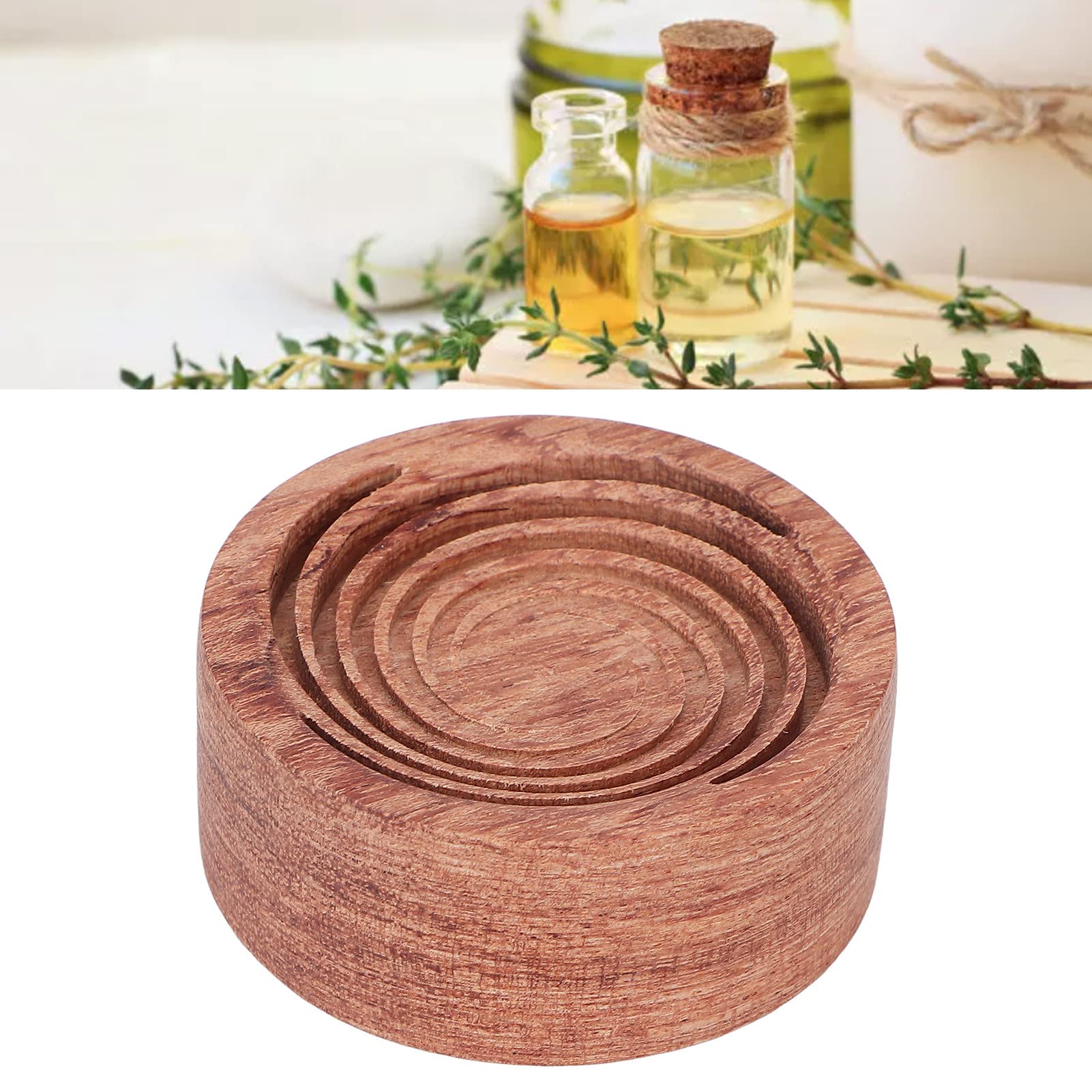 Pudełko z Dyfuzorem Olejków Eterycznych, Drewniany Mini Przenośny Dyfuzor do Aromaterapii, Dyfuzor Olejków Eterycznych do Aromaterapii, Prosty Elegancki Dyfuzor Olejków Eterycznych do Salonu(#3)
