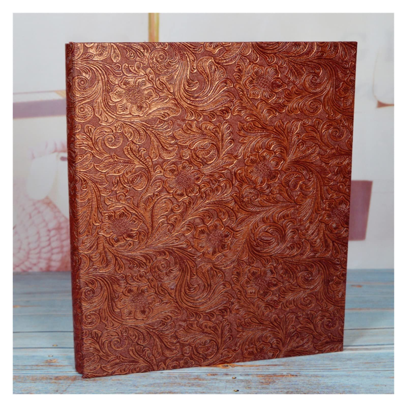 GLigeT Fotoalbum DIY. Landschaft Fotoalbum Home Decoration 600 Tasche 6 Zoll Pu. Leder Große Familie Reisen Große Kapazität Baby Interstitial Geschenk Baby Fotobuch