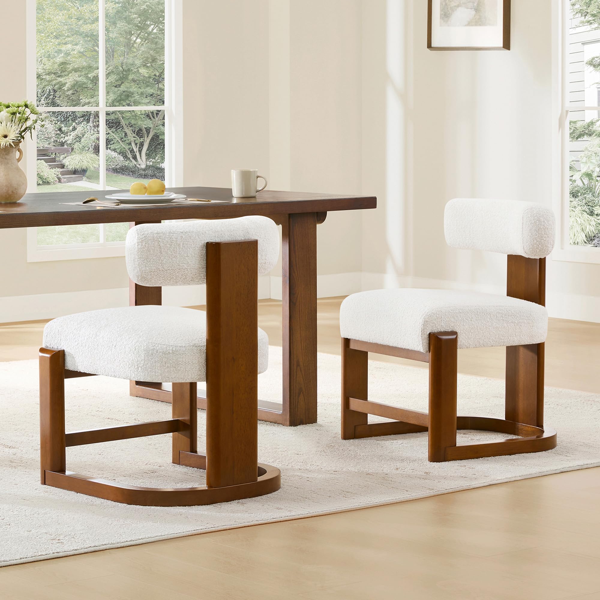 Amazon.com - CHITA Upholstered Dining Chairs Set of 2, FSC