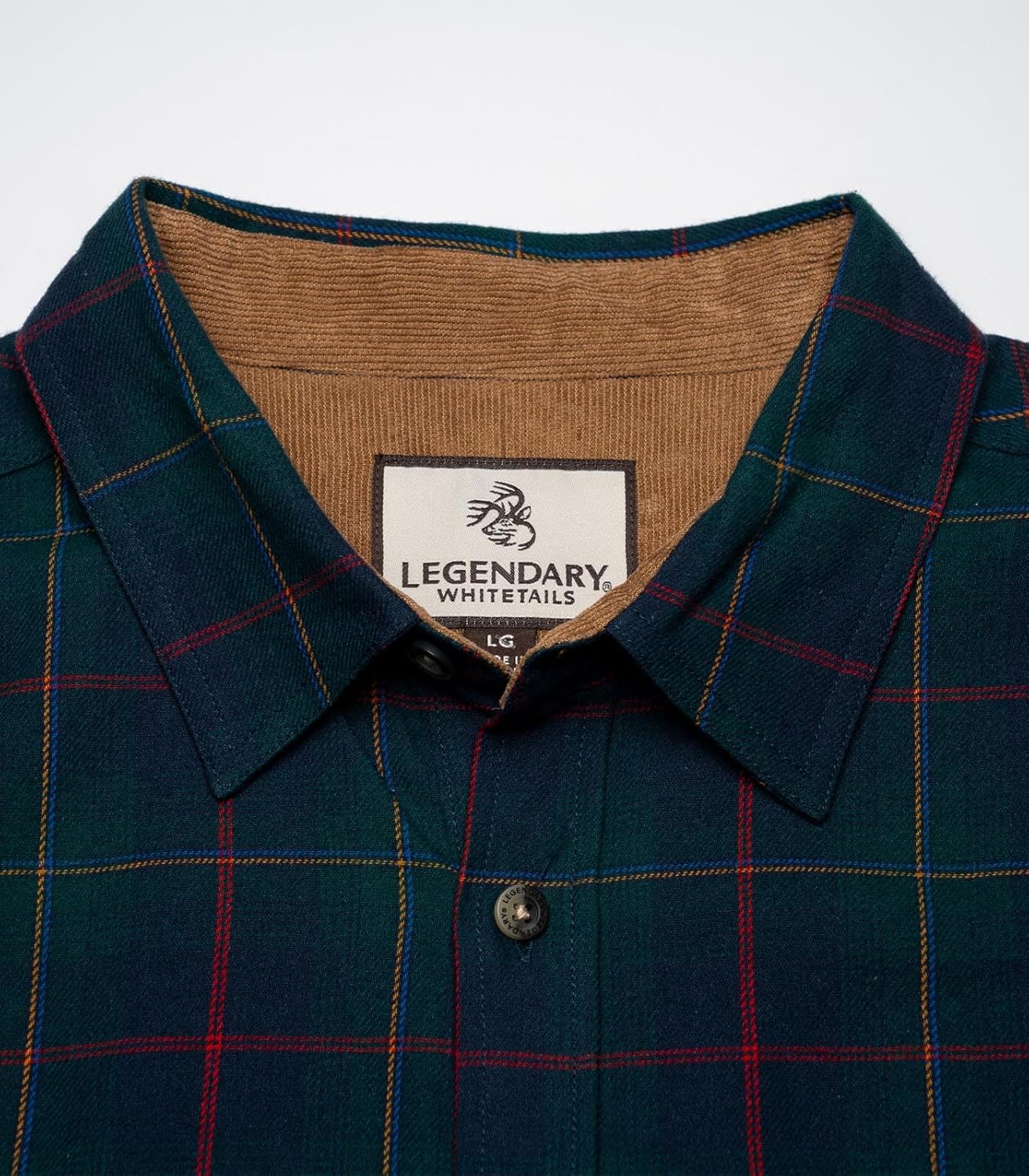 Legendary Whitetails Mens Long Sleeve Button Down 100% Cotton Flannel Shirt - Image 6