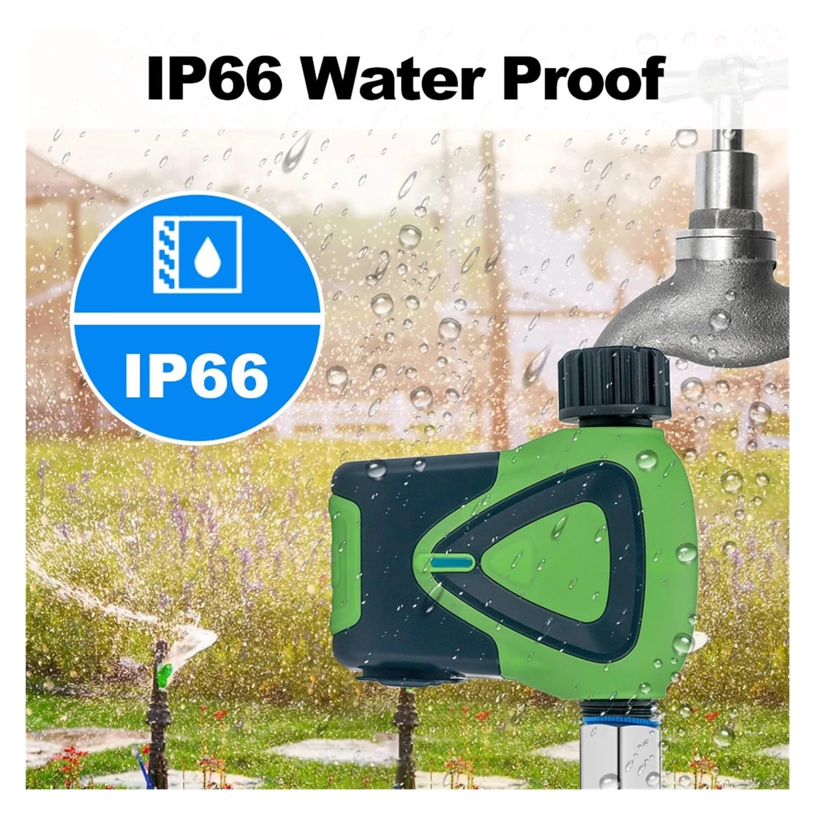 Tuya Zigbee Inteligentny Zraszacz Zegarowy IP66 Automatyczne Nawadnianie Kropelkowe Zegar Podlewania Pilot Inteligentne Życie OszczęDność Wody(1 Timer 1 Gateway)