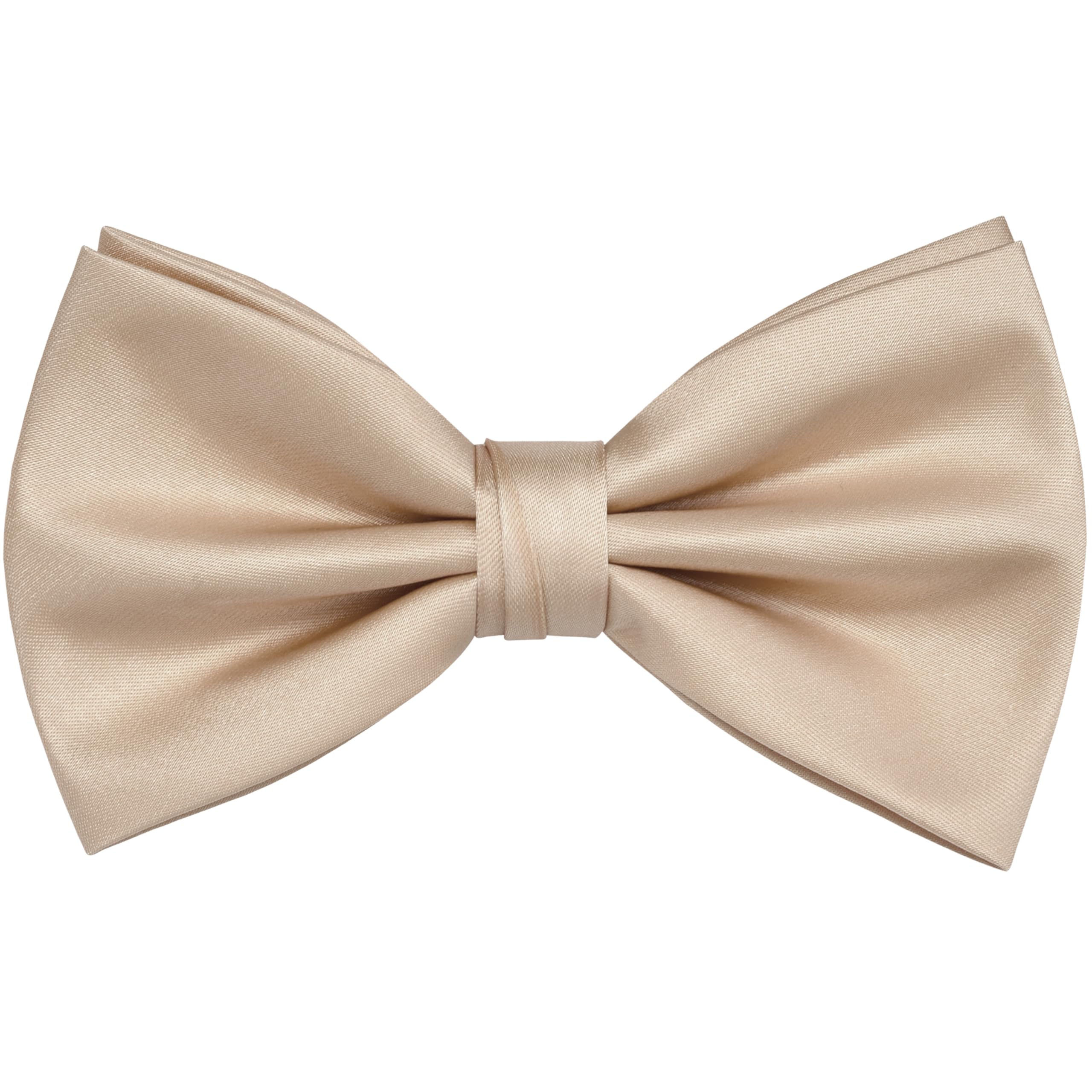 Branduce Mens Solid Color Adjustable Pre-tied Bow Tie for Men Party Wedding