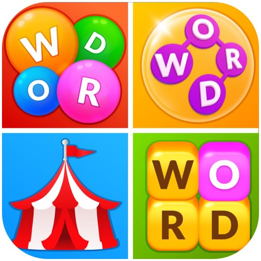 Word Carnival: All Word Games in One. Word Search, Crossword, Scramble, Hangman and More!