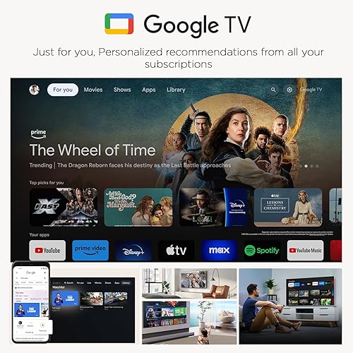 Miniatura 9 de iFFALCON Smart TV Class QLED 4K de 55 pulgadas, marco de fotos ultrafino, 144Hz, HDR, modo artístico con arte AI, amplia gama de colores, Dolby