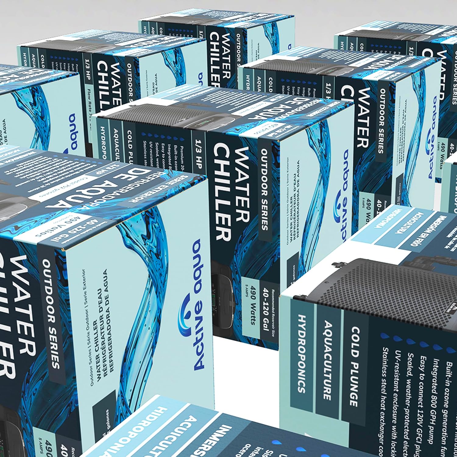 Active Aqua Outdoor Cold Plunge Chiller 1/3 HP | Cools to 39°F
