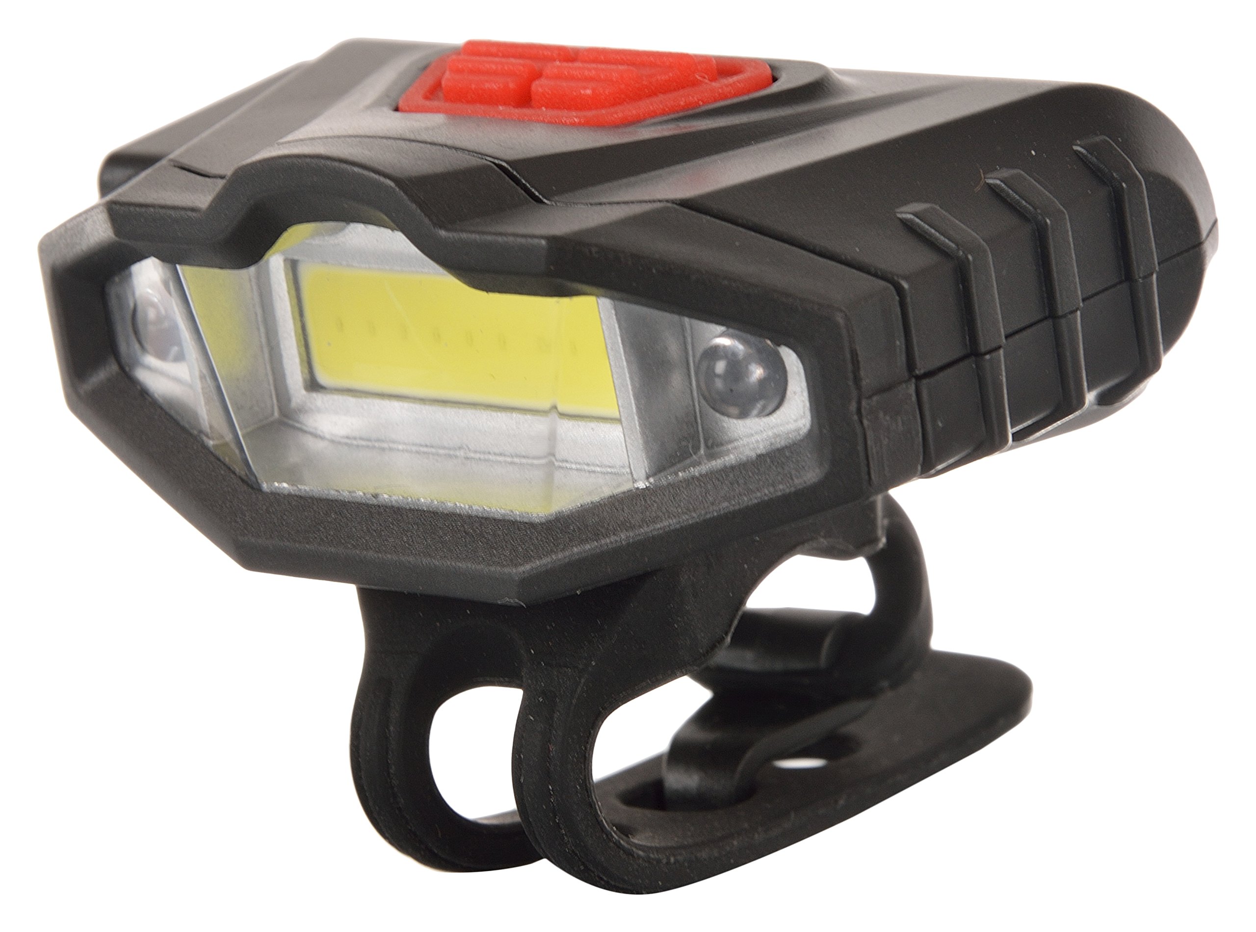 Dark Horse® CE Standard Bicycle USB Rechargeable Front Light with Red Warning Lights on The Sides (Black) (B073LWD754) Amazon Price History, Amazon Price Tracker