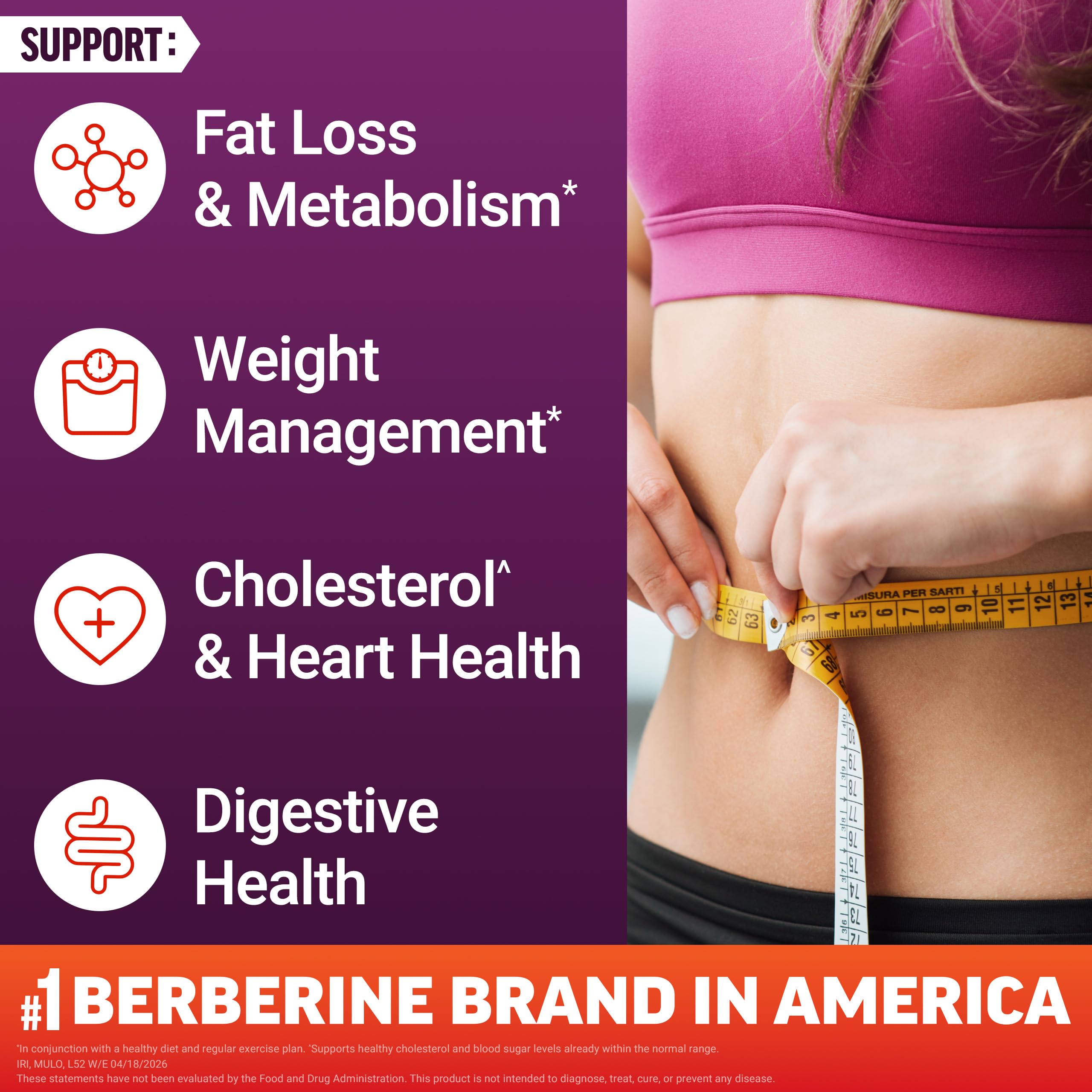 Force Factor Ultra Berberine Maximum Strength, 1200mg Berberine HCl — Amazon image 2