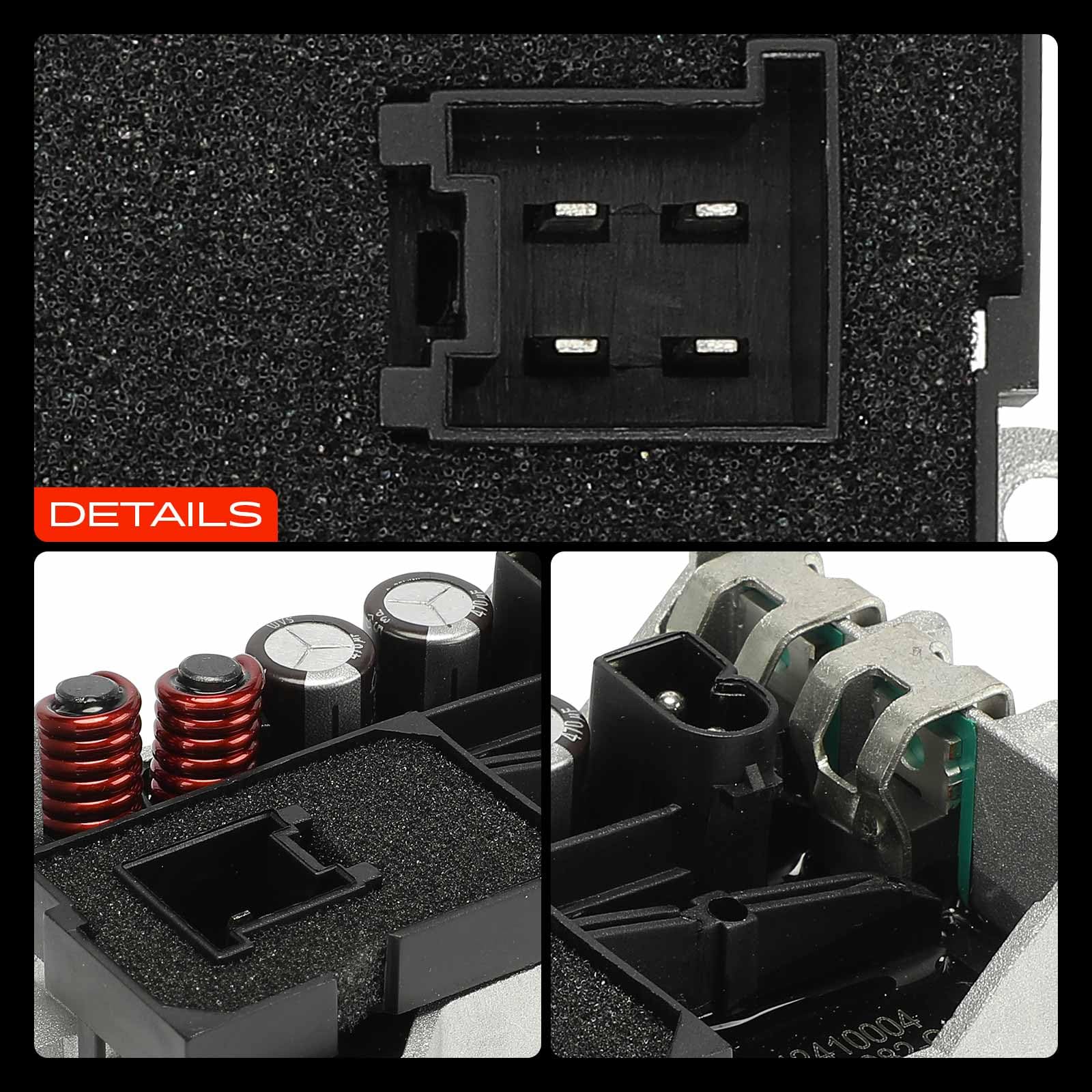 Frankberg Resistenza Ventola del Motore Compatibile con 57 W240 Classe C W203 Classe CLC CL203 CLK C209 CLK Cabriolet A209 Classe E W211 Classe G W463 Replace# 2038214058