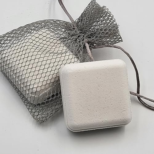 Vaporizadores de ducha de aceite esencial XL con bolsa de vapor de ducha de malla y caja laminada brillante. (Patchouli Mint)