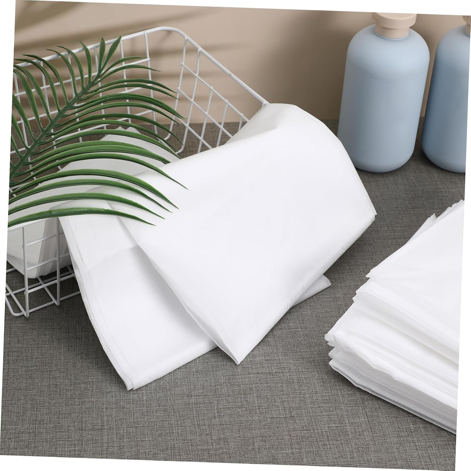 100pcs Disposable Massage Table Sheets Non-Woven Spa Covers for Esthetician Tattoo and Salon Use Soft and Comfortable Easy Disposal Bulk Pack